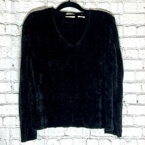 ⭐️ White Stag vintage black loose knit oversized long sleeve women S
